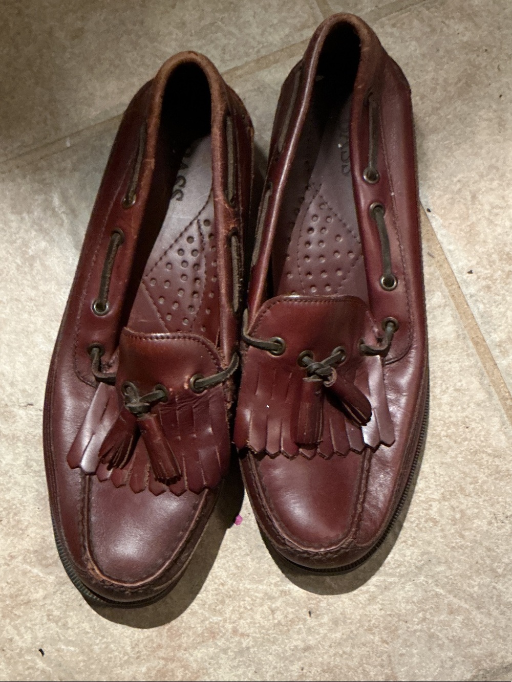 Classic Tassel Leather Loafers - Brown